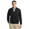 Port Authority Value Full-Zip Mock Neck Sweater